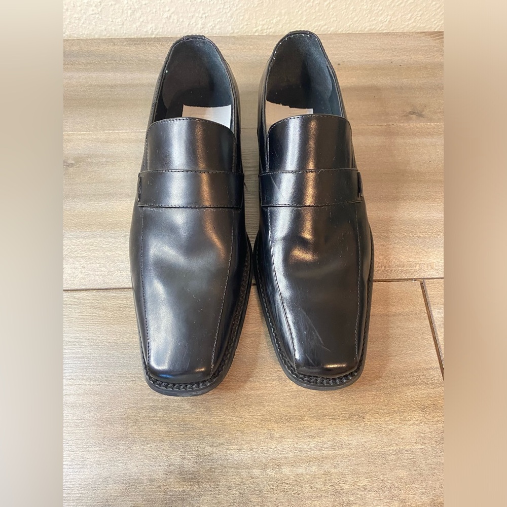 Men’s Stacy Adam’s, Black dress shoes, Size 9, Used: Good Condition